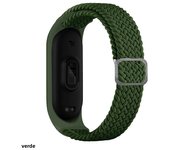 Bracelet for Mi band 6 7 Strap Elastic adjustable Nylon Braided Miband4 miband 5 correa Wristband for xiaomi Mi band 4 3 5 6 7