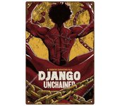 Quentin Movie Tin Sign Retro Poster  Django Metal Sign Plate for Bar Club Man Cave  Vintage Plaque Home Decor Iron Painting  Wal