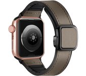 Silicone Strap For Apple Watch Ultra Band 46mm 49mm 44mm 45mm 42mm 41mm Leather Magnetic Bracelet For Apple IWatch 10 9 8 7 6 SE
