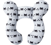 Baby Travel Pillow for Head and Neck, Upgraded Baby Support Pillow, Baby Neck Pillows for Car Seat,Pushchair,Travel