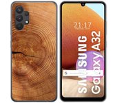 Tumundosmartphone Funda Gel Tpu para Samsung Galaxy A32 4G diseño Madera 04 Dibujos