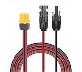 Conector del panel solar a xt60 12awg cable adaptador, para RV panel solar portátil estación de energía solar Generator-1.5M 4.9ft