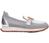 Mocasines Hispanitas  para mujer en color plateado