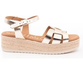 Sandalia De Mujer Oh My Sandals 5702 Champán