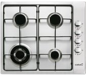 PLACA GAS CATA GI6031X 4F. INOX 8066011 NATURAL TRIPLE CORONA