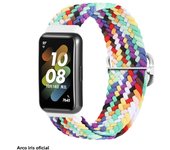 Nylon Strap for Huawei Band 7 8 9 Accessories Adjustable Loop Wristband Elastic Nylon Bracelet Correa for Huawei Band 9 8 7 Band
