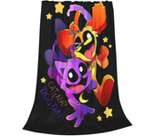 Hi CatNap Dogday Lover Funny Happy Blanket Flannel Textile Smiling Cats Multifunction Warm Throw Blanket Bedding Car Rug Piece