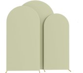 Wedding Arch Cover  Arch Backdrop Cover Spandex Fitted Arch Cover for Wedding Birthday Festival Party （Without Shelf）