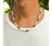 9 Styles Mens Summer Beach Wooden Beaded Surfer Necklace Simple Geometric Tribal Ethnic Handmade Chain Steampunk Male Jewelry
