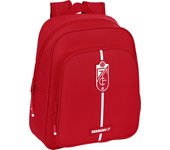 SAFTA - GRANADA C.F. Mochila Infantil Diseño Único y Licencia Oficial Adaptable a Carrito Portamochilas - Mochila Bolsillo lateral portabotellas con Hombreras ergonómicas y acolchadas - Mochila Bolsillo frontal de gran formato - Mochila diseño único
