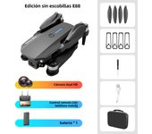 E88 Pro Drone 5G WiFi FPV Brushless Motor Return 4K HD Dual Camera Optical Flow Localization RC Quadcopter Drone Toys