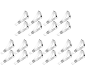 20-4PCS Table Cloth Clips Stainless Steel Table Cloth Holding Clip Fits Up To 1.7” Thick Tables for Dining Restaurant Marquees