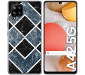 Tumundosmartphone Funda Gel Tpu para Samsung Galaxy A42 5G diseño Mármol 06 Dibujos