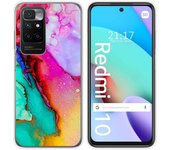 Funda Silicona para Xiaomi Redmi 10 (2021/2022) diseño Mármol 15 Dibujos
