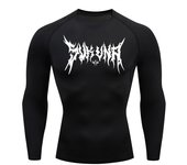 Graphic Compression Shirts for Men Athletic Quick Dry Tshirts Tees Tops Gym Workout Running Baselayers Undershirts Rash Guard