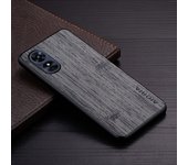 Case for Oppo A17 A11X A11 A36 A76 A96 A9 A5 2020 4G 5G funda bamboo wood pattern Leather cover Luxury coque for Oppo A17 case
