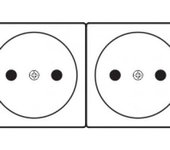 Kramer Electronics TS-2DE toma de corriente