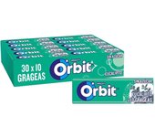 Orbit Chicles Sin Azúcar Sabor menta fuerte y eucalipto  (30 x 10 chicles)