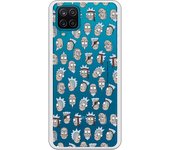 Funda original compatible con Samsung Galaxy A12 5G - Rick y Morty Faces