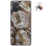 Tumundosmartphone Funda Gel Tpu para Samsung Galaxy A71 5G diseño Mármol 14 Dibujos