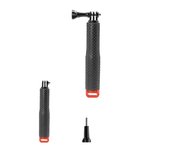 HONGDAK Aluminum Alloy Extendable Handheld Selfie Stick Monopod Telescoping Pole Phone Clip for GoPro Hero 11 10 9 Insta360