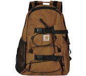 Mochila Marrón Carhartt Kickflip Backpack Hamilton Brown Repelente Al Agua Con Cremallera Bidireccional