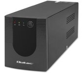 Qoltec 53776 Línea de alimentación ininterrumpida interactiva | Monolito| 1500VA | 900W