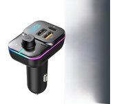 Bluetooth 5.0 FM Transmitter Handsfree Car Radio Modulator MP3 Player With 22.5W USB Super Quick Charge Adapter for Car