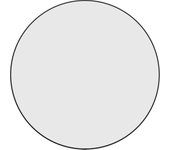 ¿Es usted el amigo de Redondo Negro? Espejo de maquillaje 60 cm