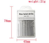 11 unids de manual de taladro de mano, espiral mini taladro de mano con las piezas