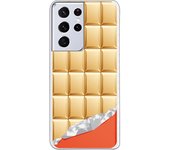 Carcasa para Samsung Galaxy S21 Ultra - S30 Ultra - Tableta Choco Blanco