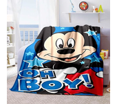 Cartoon Anime   Mouse, , Minnie Love Blanket Adult Bedroom Family Blanket Children's Gift