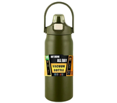 Termo portátil con pajita, taza térmica de acero inoxidable, vaso de café, frascos de vacío deportivos, botella de agua fría y caliente 304