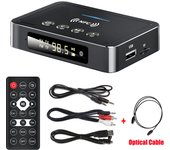 VAORLO M6 Bluetooth 5.0 Audio Transmitter Receiver 3.5mm AUX RCA Optical Coaxial TF/U-Disk LED Wireless Adapter For TV