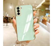 Funda enchapada para Samsung Galaxy S22, S23 Ultra, S21, S20 FE Plus, A14, A72, A71, A54, A51, A52, A53, 5G, funda de silicona suave de lujo