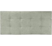 Cabecero de Cama Tapizado Acolchado de Dormitorio con capitoné Modelo Tablet en Polipiel Blanco y Medida 106 x 70 cm para Camas de 90 ó 105 cm