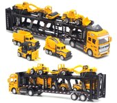 Camiones de Juguete para Niños, 7 en 1 Camiones de Construcción, Vehículos de Construcción, Excavadora Tractor, Juguete Regalos