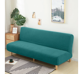 Funda de sofá cama sin brazos, funda de sofá sin reposabrazos, funda de futón plegable elástica a prueba de polvo, Fundas extraíbles elásticas para sofá