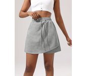 Skort Deportivo Ligero 2-en-1 para Mujer - Shorts Casuales para Correr y Tenis con Cordón, Ajuste Cómodo, Diseño Adelgazante, Ropa Deportiva Casual | Aspecto Deportivo | Superficie Lisa