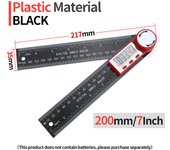 Goniometer Electronic Protractor Digital Gauge Measurement Tool Multi Ruler Woodworking Tools Meter Angle Finder 360