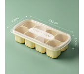 with Lid Ice-making Mold Quality Eight Grids Silicone Ice Mold Food Grade Ice-making Box Kitchen