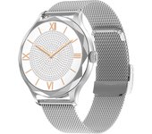 2024 Smart Watch for Women, Fitness Tracker, Health Monitor for Heart Rate, Blood Oxygen and Sleep, 1.19'' AMOLED Screen Fitness Smart Watch for Android iPhone iOS, Steel and Silicone Double Straps