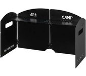 Four fold folding stove windshield, outdoor portable carbon steel gas stove, windshield board, camping barbecue burner,