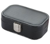 Macaron Color Leather Jewelry Organizer Box Rectangle Classic Trinket Storage Box Multi-functional Portable Ring Box