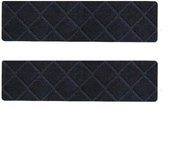 Alfombra autoadhesiva para escaleras de interior, alfombra lavable de seguridad silenciosa para escaleras, almohadilla antideslizante absorbente de agua para escaleras, 2 uds.