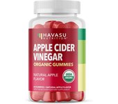 Apple Cider Vinegar Gummies Organic ACV Vitamins for Digestive Health, Metabolism Gut Support 60 Count Vegan, Non-GMO,