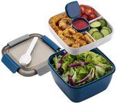 Lunch box with compartments, lunch box for adults/children