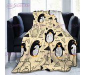 Cute Little Animals Warm Printed Throw Blanket Cute Pet Super Soft Micro Fleece Bed Lightweight Decorative Couch Sofa Travel