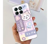For Honor X8b Honor X7b Case LLY-LX1 CLK-LX1 Soft TPU Slim TPU Jelly Women Fashion Cute Animals Bumper Fundas HonorX7B HonorX8b