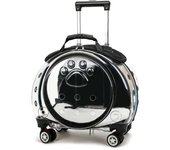 Trolley Travel Carrier Breathable Pet Portable Bag Carrying For Dogs Large Space Cat Backpack